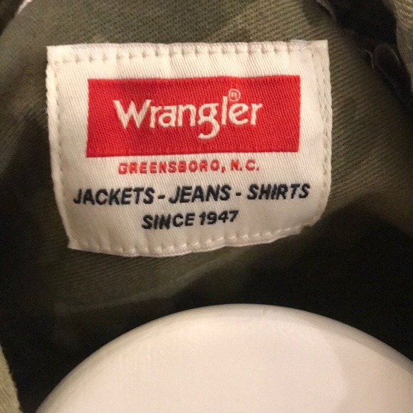 Wrangler Camo Button Down Sz M - Picture 4 of 7